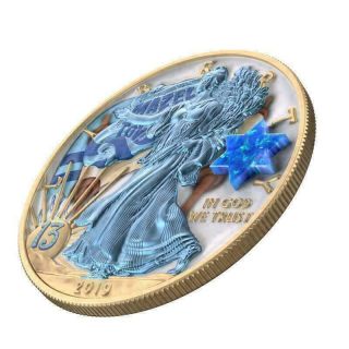 Usa 2019 $1 Silver Eagle Jewish Holidays - Bar Mitzvah 1 Oz Silver Coin