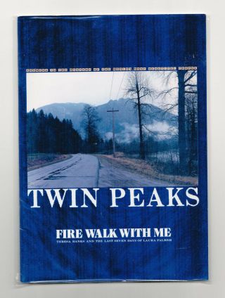 Twin Peaks Fire Walk With Me David Lynch Japan Movie Program 1992