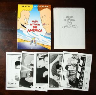 " Beavis And Butt - Head Do America " (1996) Movie Press Kit Photos,  Folder