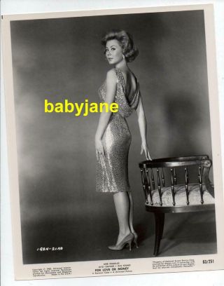Mitzi Gaynor Orig 8x10 Photo Sequin Dress By Jean - Louis 1963 For Love Or Money