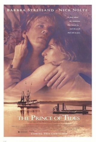 The Prince Of Tides Nick Nolte Barbra Streisand S/s 27x40 Poster 1991
