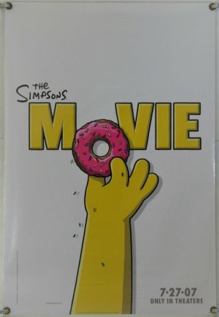 The Simpsons Movie Ds Rolled Adv Orig 1sh Movie Poster Hank Azaria (2007)