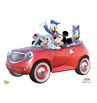 Mickey Car Ride - Cardboard Cutout