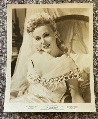 Carole Landis In Portrait Vintage 1942 Photo Stunning