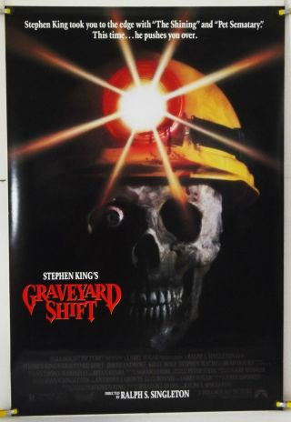 Graveyard Shift Ds Rolled Orig 1sh Movie Poster Stephen King Horror (1990)