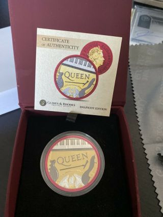 2020 Great Britain Music Legends Queen Rhapsody Ed.  1 Oz Silver Coin - 250 Made