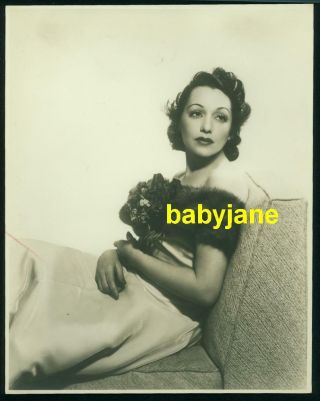 Bebe Daniels Vintage 7x9 Photo Lovely Portrait Double Weight