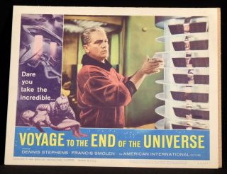 Voyage To The End Of The Universe Sci Fi 1964 Lobby Card Aip Sf Horror 1