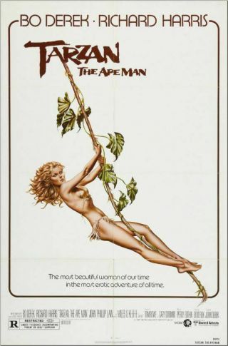 Tarzan The Ape Man - 1981 - 27x41 Movie Poster - Bo Derek,  Richard Harris