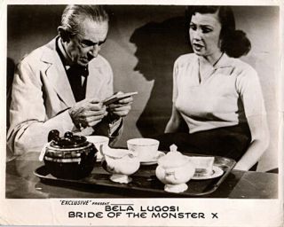 Bride Of The Monster Lobby Card Bela Lugosi Ed Wood Loretta King