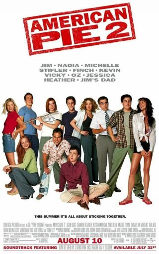 American Pie 2 Jason Biggs Rolled Single Sided 27x40 Movie Poster 2001