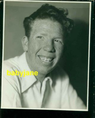 Mickey Daniels Vintage 8x10 Photo Taken By Stax Hal Roach Our Gang Little Rascal