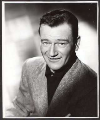 John Wayne 1951 Vintage Orig Photo By Bert Six Stamped Handsome Western Actor