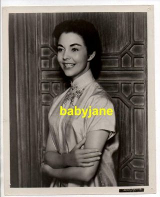 Jennifer Jones Orig 8x10 Photo Portrait In Asian Dress 1955 Love Is A Many Splen