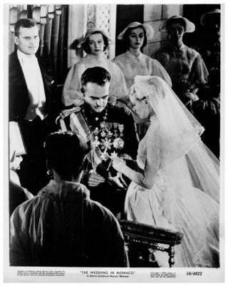 Grace Kelly Prince Rainier The Wedding In Monaco Photo 1956