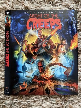 Night Of The Creeps (1986) Scream Factory Exclusive Slipcover - No Blu - Ray