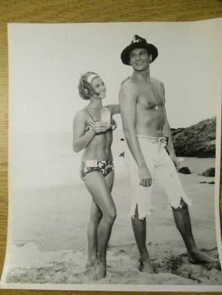 2 Aip 1965 Promo Photos 4 Beach Blanket Bingo W Patti Chandler And Jody Mcrae
