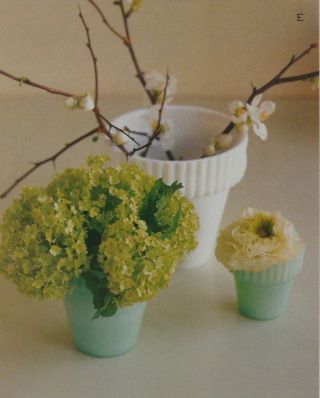 One Martha Stewart By Mail Jadeite Green Milk Glass Fenton Medium Flowerpot