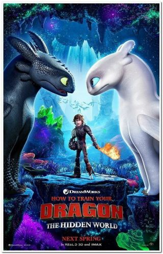 How To Train Your Dragon 3 - 2019 - Orig 27x40 Adv Movie Poster - Kristen Wiig