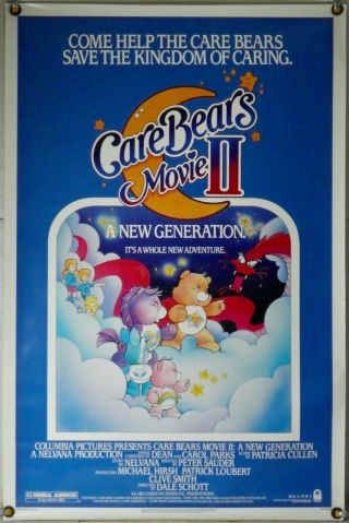 The Care Bears Movie Ii A Generation Rolled Orig 1sh Movie Poster (1986)