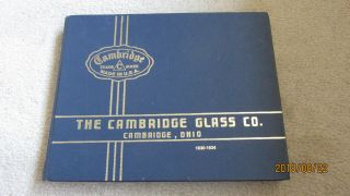 Vintage Cambridge Glass Company Collector 