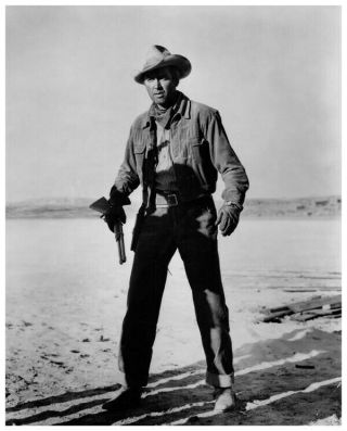 James Stewart The Man From Laramie Iconic Double Weight Stamped Photo