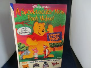 Disney ' s Cinderella A Goofy Movie Winnie the Pooh Frankenpooh VHS Store Display 3