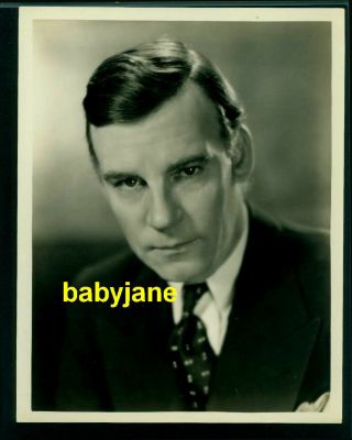 Walter Huston Vintage 8x10 Photo Handsome Early Portrait
