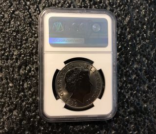 1999 Gibraltar 5 Pound Titanium Millennium Coin NGC MS 69 2