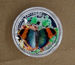 Central African Republic 2014 Color Exotic Butterflies 1000 Francs Cfa