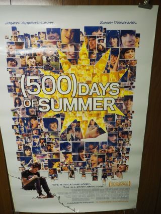 500 Days Of Summer Joseph Gordon - Levitt 2009 One Sheet Movie Poster 27 X 40