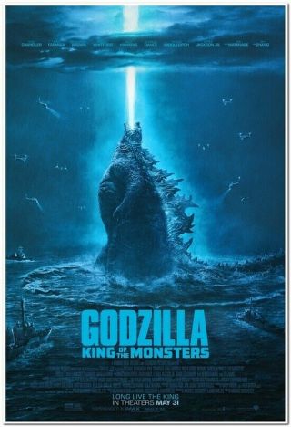 Godzilla: King Of The Monsters - 2019 - 27x40 Final Movie Poster - Credits