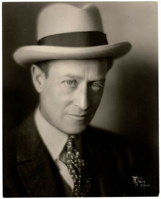 H.  B.  Warner Vintage 1920s Silent Film Star Seely Portrait Movie Photo