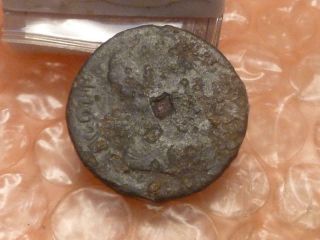 James Ii 1686 Tin Farthing With Copper Plug Extremely Rare Part Date On Edge Da