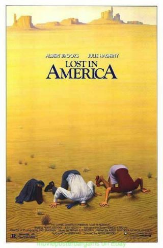 Lost In America Movie Poster 27x41 N.  One Sheet 1985 Albert Brooks