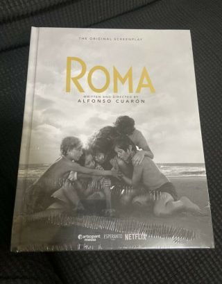 Roma Alfonso Cuaron Fyc Screenplay Script Book English&spanish Oscars
