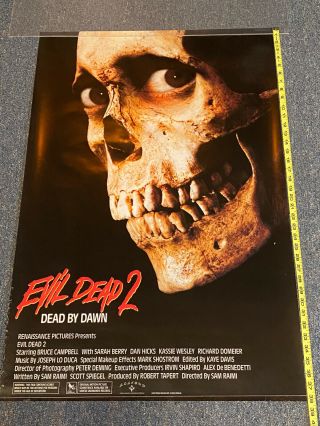 The Evil Dead 1987 Movie Poster Bruce Campbell