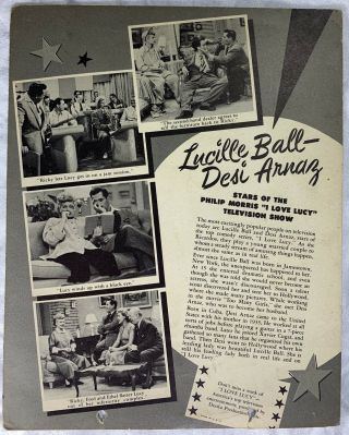 Lucille Ball - Desi Arnas Dixie Cup Movie Star Premium 8 x 10 
