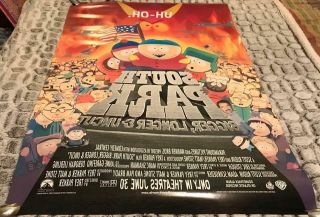 South Park Bigger Longer Uncut Movie Poster Double Sided 2