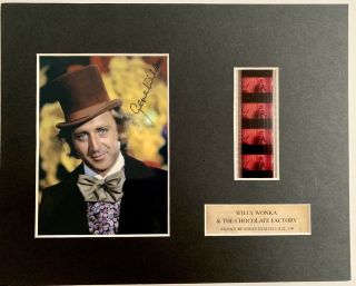 Willy Wonka And The Chocolate Factory Rare Signature Series Fim Cell Gene Wilder