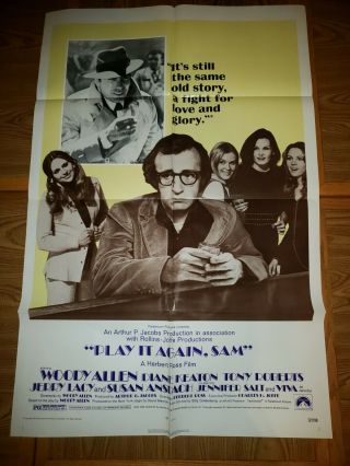 Play It Again,  Sam Woody Allen Studio - Issued Poster With