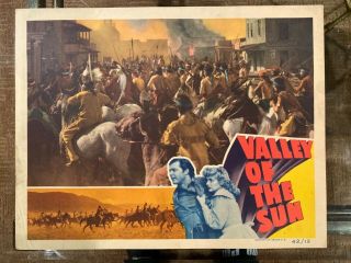 Valley Of The Sun 1942 Lobby Card Poster,  Lucille Ball (i Love Lucy) James Craig