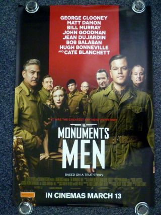 The Monuments Of Men 2014 Australian Advance One Sheet Movie Poster