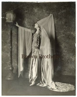 Vintage 1920s Hollywood Actress Ruth Roland Oversized Photo By Woodbury La
