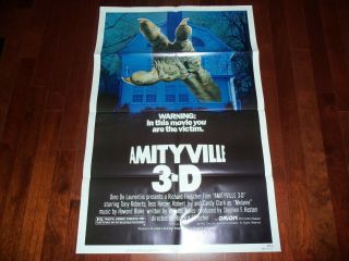 1983 Amityville 3 - D Orig 1sh Horror