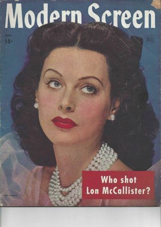 Modern Screen - Hedy Lamarr - June 1944