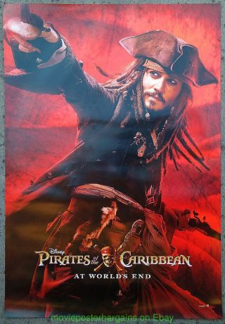 Pirates Of The Caribbean : At Worlds End Movie Poster 27x40 Sonis C.  Print