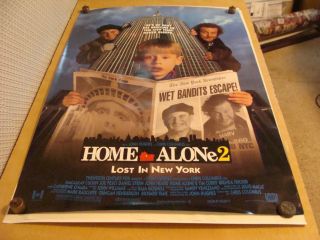 Release Rolled Movie Poster: Home Alone 2 Lost In York - 1992