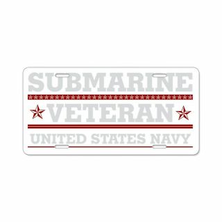 Cafepress Submarine Veteran: United S License Plate (1144397601)