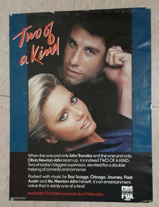 Olivia Newton John - Movie Poster For The Video Of " Two Of A Kind "